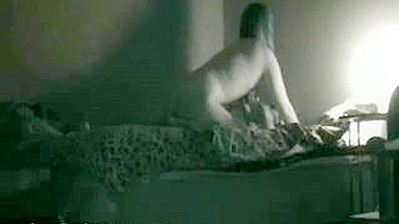 Black Lover Caught on Hidden Cam - Wife Secret Creampie Orgasm