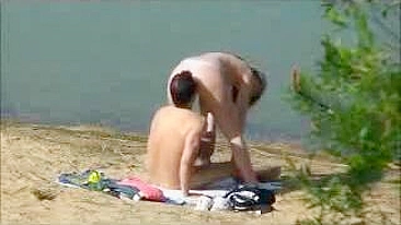 Spy on Blonde GF Amateur Hidden Cam Sex at Lake
