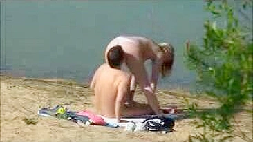 Spy on Blonde GF Amateur Hidden Cam Sex at Lake