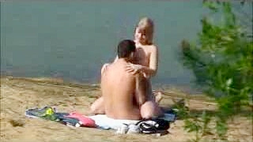 Spy on Blonde GF Amateur Hidden Cam Sex at Lake