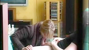 Amateur French MILF Hidden Cam Blowjob Cumshot