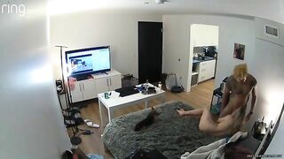Interracial Cheating Caught on Hidden Cam - Amateur Homemade Porn