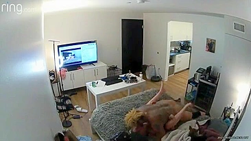 Interracial Cheating Caught on Hidden Cam - Amateur Homemade Porn