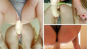 Masturbation Compilation with Dildos, Homemade Orgasms & Rides by Amateur MILFs