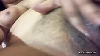 Mature Latina MILF Lucia Amateur Homemade Busty BigTits Pussy Masturbates Hairy Wet Twat