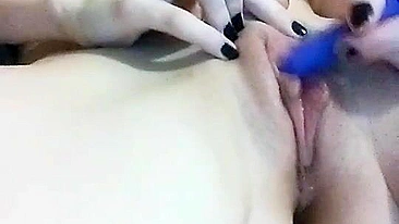 Redhead Squirts with Dildo & Orgasm / Homemade Masturbation Video