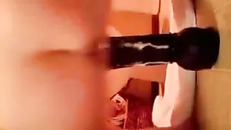 Masturbating with Big Dildos - Amateur Cowgirls Ride Creamy Pussies