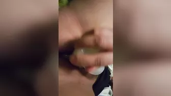 Massive Pussy Masturbates with Huge Dildo in Homemade Sex Toy Video