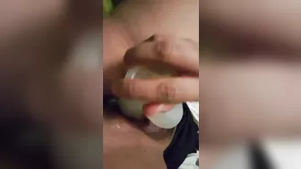 Massive Pussy Masturbates with Huge Dildo in Homemade Sex Toy Video