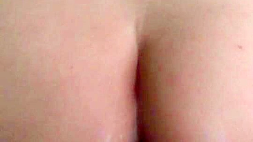 Masturbating with Double Penetration - Amateur Anal Sex with Big Ass & Butt