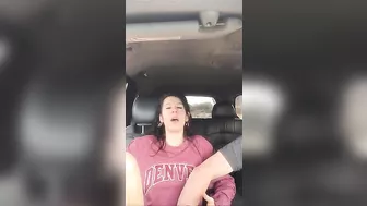 College Girl Masturbation Car Ride Amateur Fingering Orgasm Porn