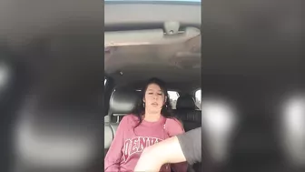 College Girl Masturbation Car Ride Amateur Fingering Orgasm Porn