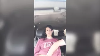 College Girl Masturbation Car Ride Amateur Fingering Orgasm Porn