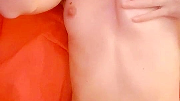 Self-Love Session - Amateur Brunette College Girl Fingers Herself in Homemade Masturbation Video