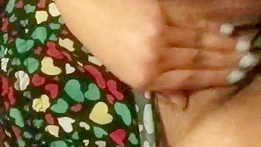Amateur Brunette Teases Small Tits in Homemade Masturbation Selfie