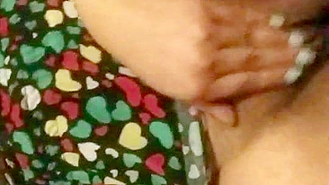 Amateur Brunette Teases Small Tits in Homemade Masturbation Selfie