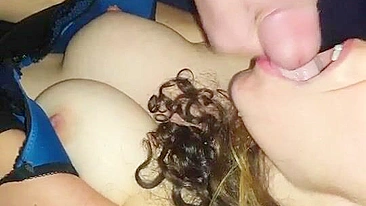 Amateur Girlfriend Blowjob with Cum in Mouth