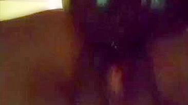 Amateur Masturbates with Big Dildo & Gaping Pussy in Homemade Video