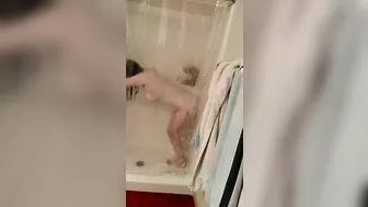 Masturbating with My Dildo in the Shower - Amateur Brunette Chubby Selfie Sex Toy Fuck Masturbating with My Dildo in the Shower - Amateur Brunette Chubby Selfie Sex Toy Fuck