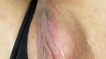 Amateur Masturbation with Clitoral Fingering in Homemade Panties