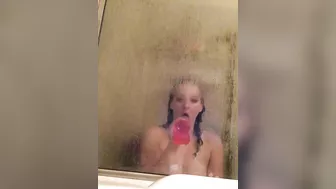 Homemade Masturbation with Sex Toys in Shower / XXX Amateur