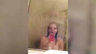 Homemade Masturbation with Sex Toys in Shower / XXX Amateur