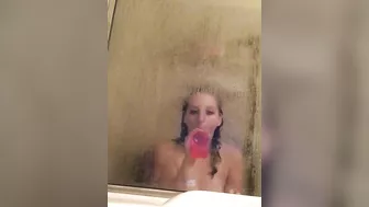 Homemade Masturbation with Sex Toys in Shower / XXX Amateur