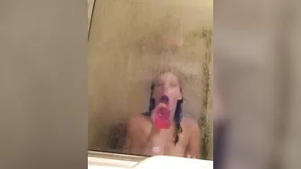 Homemade Masturbation with Sex Toys in Shower / XXX Amateur
