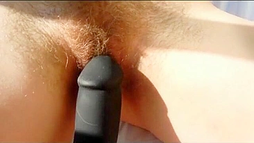 Redhead MILF Public Exhibitionist Orgasm with Dildo & Sex Toys