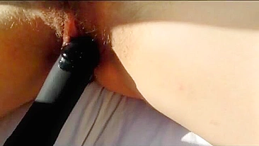 Redhead MILF Public Exhibitionist Orgasm with Dildo & Sex Toys