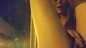 Blonde Exhib Amateur Fingering Pussy Rubbing Orgasm Homemade Masturbation