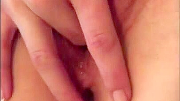 Busty Amateur Fingers Wet Pussy in Homemade Masturbation Video