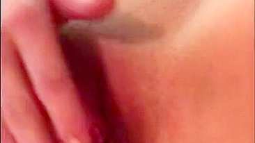 Busty Amateur Fingers Wet Pussy in Homemade Masturbation Video