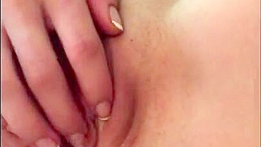 Busty Amateur Fingers Wet Pussy in Homemade Masturbation Video