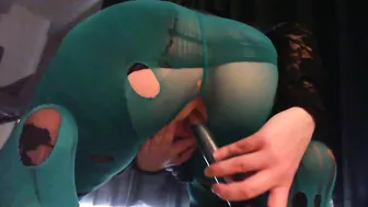 Masturbating with Ripped Stockings & Sex Toys - Amateur Porn