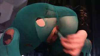 Masturbating with Ripped Stockings & Sex Toys - Amateur Porn