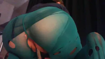 Masturbating with Ripped Stockings & Sex Toys - Amateur Porn