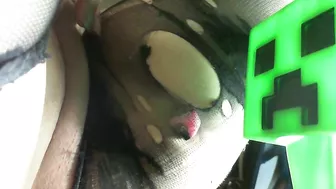 Masturbating with Sex Toys in Nylon Stockings - Amateur BBW Dildo Homemade Porn