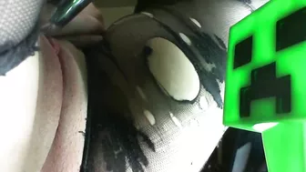 Masturbating with Sex Toys in Nylon Stockings - Amateur BBW Dildo Homemade Porn