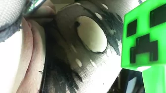 Masturbating with Sex Toys in Nylon Stockings - Amateur BBW Dildo Homemade Porn