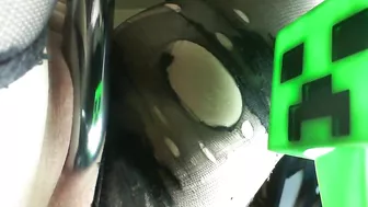 Masturbating with Sex Toys in Nylon Stockings - Amateur BBW Dildo Homemade Porn