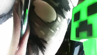 Masturbating with Sex Toys in Nylon Stockings - Amateur BBW Dildo Homemade Porn