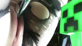 Masturbating with Sex Toys in Nylon Stockings - Amateur BBW Dildo Homemade Porn