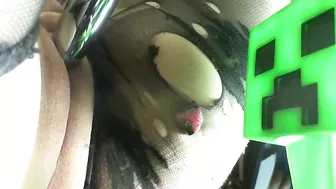 Masturbating with Sex Toys in Nylon Stockings - Amateur BBW Dildo Homemade Porn