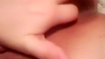 Masturbating with Big Lips & Squirting - Amateur Homemade