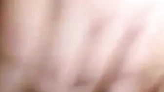 Amateur Masturbates Clitoris in Closeup, Cums with Moans & Orgasm