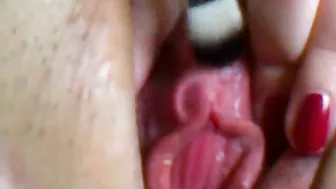 Amateur Masturbates Clitoris in Closeup, Cums with Moans & Orgasm Amateur Masturbates Clitoris in Closeup, Cums with Moans & Orgasm