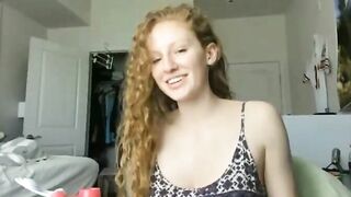 Amateur Redhead Squirts & Facials with Big Boobs! Homemade Masturbation Orgasms