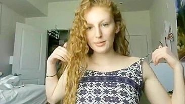 Amateur Redhead Squirts & Facials with Big Boobs! Homemade Masturbation Orgasms
