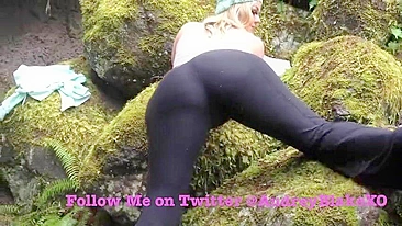 Outdoor Masturbation with Delicious PAWG Blonde Audrey Blake Big Ass & Tits